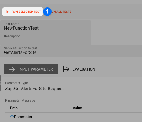 Executing a Testcase