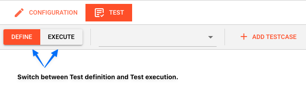 Service Test Facility Toolbar
