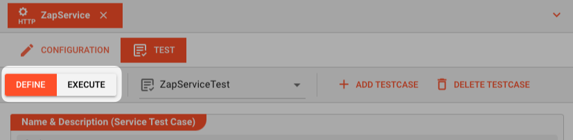 Switching to Testcase Execution