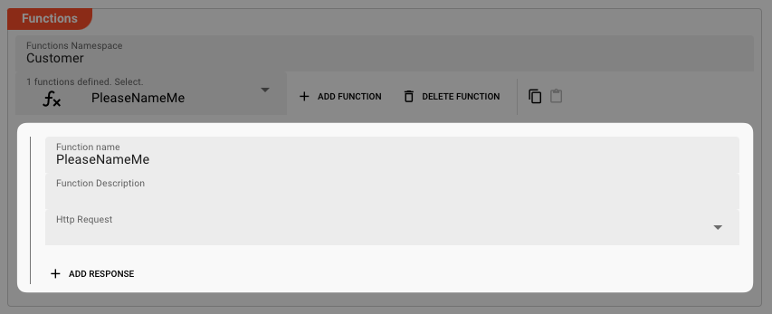Function Definition (Service Http)