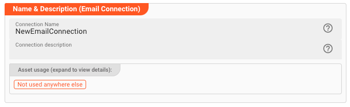 Name & Description (Connection Email)