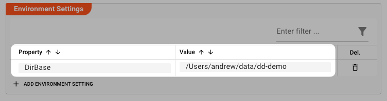 Environment Resource Asset (Macros)