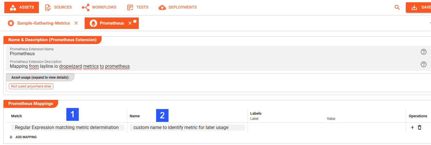 Add Metric Mapping Add Metric Mapping