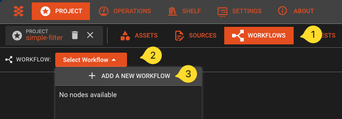 Workflow Tab