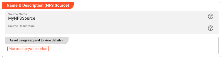Name &amp; Description (NFS Source)