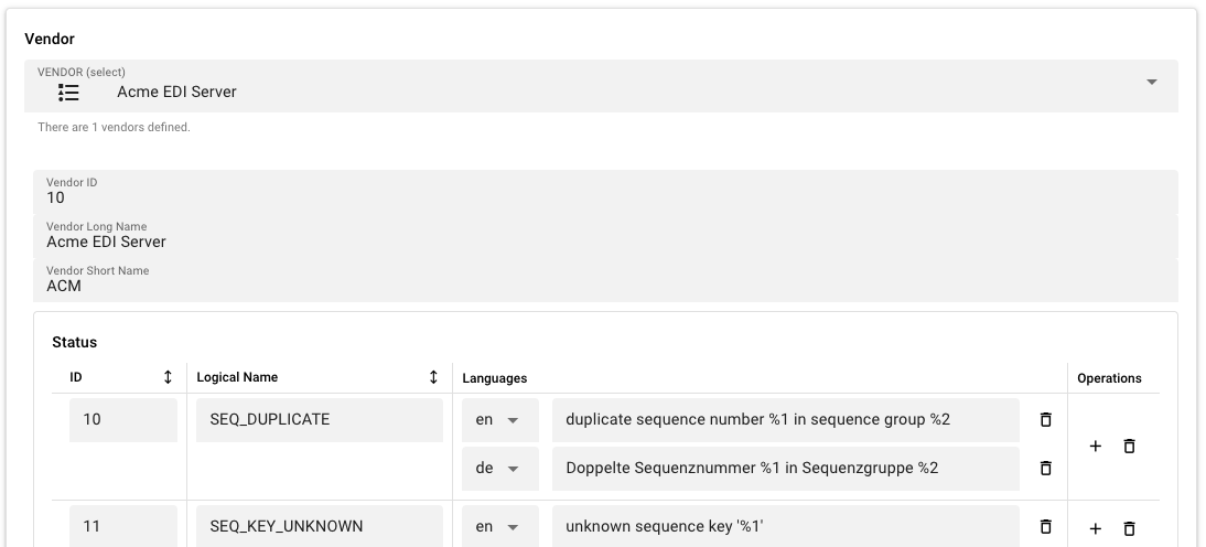 StatusDefinition Resource editor