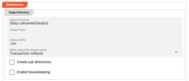 Output Directory (Virtual File System Sink)